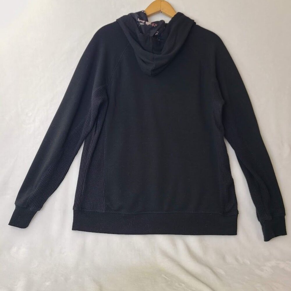 Maurices Floral Homeward Fleece Pullover Hoodie Sweatshirt Womens Size M - Picture 2 of 9